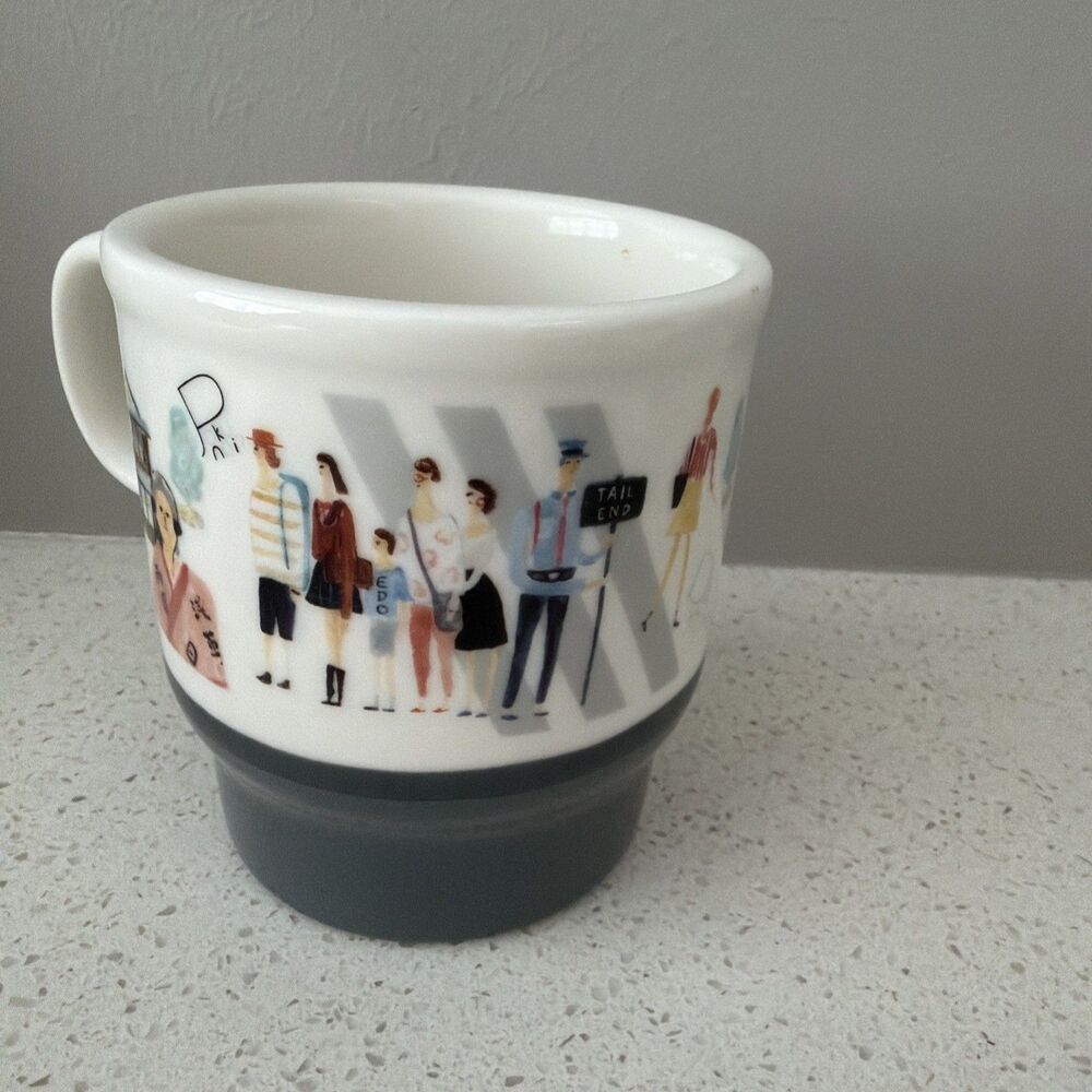 Starbucks Japan Geography Series Tokyo 2016 Mug White Gray Multicolor - Picture 4 of 7